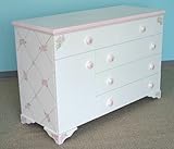 Lattice and rose Dresser/Changing Table