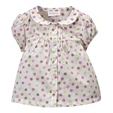 Newborn Girls' Genuine Kids from OshKosh Pintuck Top - Snow White Dot