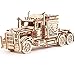 Wood Trick Big Rig Mechanical Models 3D Wooden Puzzles DIY Toy Assembly Gears Constructor Kits for Kids, Teens and Adults
