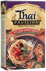 Thai Pavilion Red Curry Simmer Noodles, 6.7-Ounce Boxes (Pack of 6)