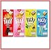 GLICO POCKY MILK CHOCOLATE STRAWBERRY BANANA FLAVOR BISCUIT STICKS - 47 gm Unit (Pack of 4)