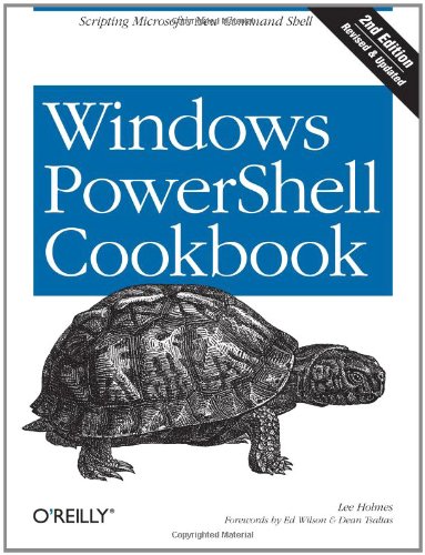 Windows PowerShell Cookbook 0596801505 pdf