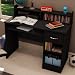 Black Finish Compact Student Desk