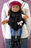 Doll Carrier Backpack Fits American Girl Doll, 18" Dolls - Combo Pack Includes Mini Doll Sized Backpack