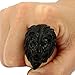 Trendsmax Mens Ring 316L Stainless Steel Roaring Lion King Engraved Carved Vintage Black Tone
