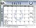 2011 Indianapolis Colts - Blotter Calendar