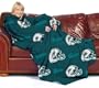 Miami Dolphins Adult Comfy Throw Blanket with Sleeves