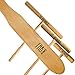 Fab Homes | Crepe Spreader & Spatula Set | Natural Beechwood | 14-inch Spatula | 3.5-5 - 7 inch Spreaders | Elegant Finish | Crepe Spreader | Home Kitchen | Breakfast Pancakes
