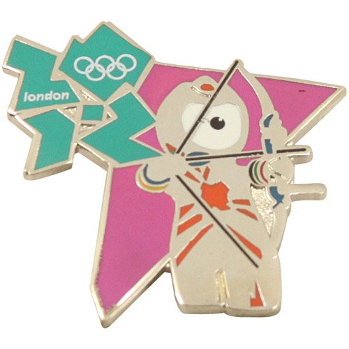 Olympics London 2012 Olympics Mascot Archery Pin