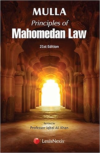 Principles of Mahomedan Law