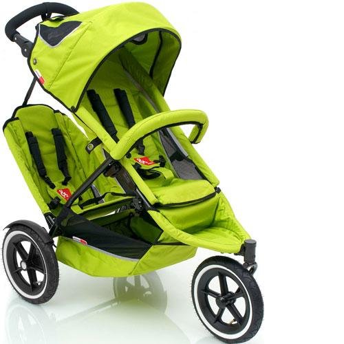 Phil & Teds Green Sport Buggy V2 Stroller & Double Seat