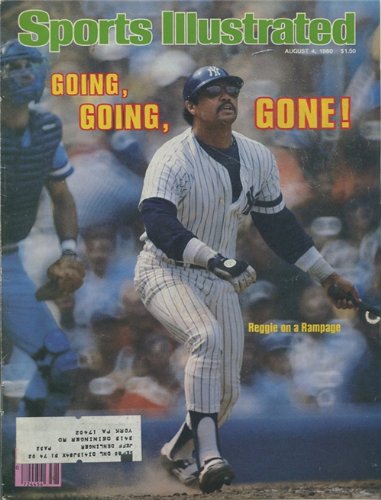 Reggie Jackson 1980 Sports Illustrated Magazine