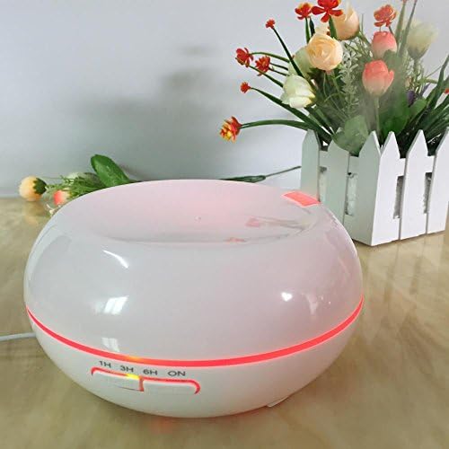 200ml Aroma Essential Oil Diffuser,New Ultrasonic Cool Mist Whisper-Quiet Humidifier with Color LED Lights Changing and 4 Timer Settings,Waterless Auto Shut-off for Spa,Home,Office