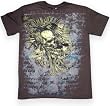 Miami Ink Death Before Dishonor Men's T-Shirt (Brown)