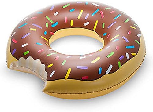 PVC Inflatable Toys Swim Floating Row Donut Pool Water Rafts Lounger Sun Bed