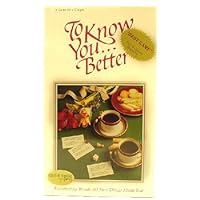 To Know You Better Board Game