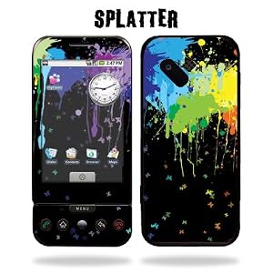 HTC G1 Google Phone Protective Vinyl Skin T-Mobile - Splatter