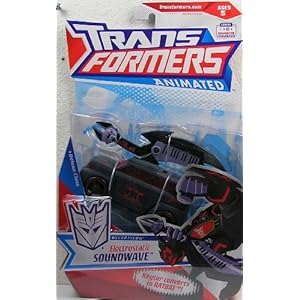 Transformers Animated Deluxe Figure Electrostatic Soundwave