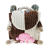 FakeFace　子供用　ベビーリュック　男の子　女の子　動物形 リュック　可愛い　キュート　バッグ　可愛い　萌え萌え　4類　ユニセックス　xuguozhu　牛　ニュウギュ　ベージュ