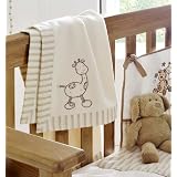 Cream Baby Toddler Pram/Crib Blanket