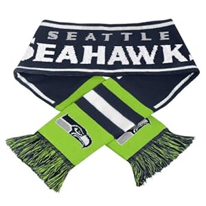Forever Collectibles Seattle Seahawks NFL Wordmark Logo Scarf