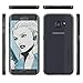 Ghostek Cloak Series Slim TPU Hybrid Armor Aluminum Bumper Carrying Case for Samsung Galaxy S6 Edge Plus (Black)