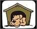 Mouse Pad with kennel, dog, resting, barnyard, animal, farm, house Image