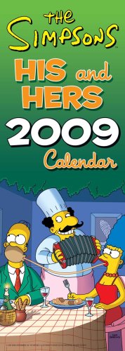 Childrens Toyshop  Books : The Simpsons His n hers 2009 Slim Calendar