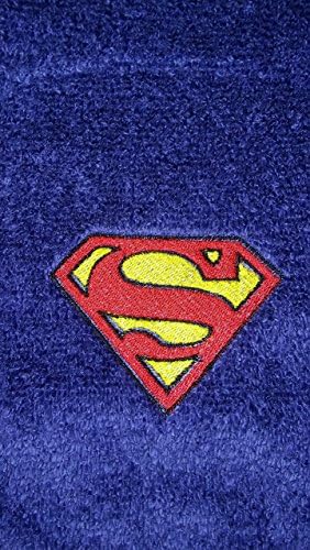 Superman themed bath towel
