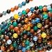 Agate Color Mix - 6mm Round Beads /15.5 Inch Strand