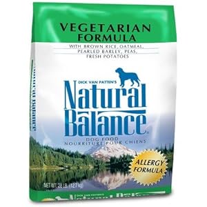 Vegetarian Formula with Brown Rice, Oatmeal, Pearled Barley, Peas, Fresh Potatoes Dry Dog Food (28-lb Bag) Size: 28-lb