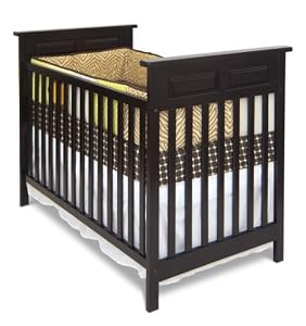 Child Craft Logan Traditional Stationary Crib, Jamocha