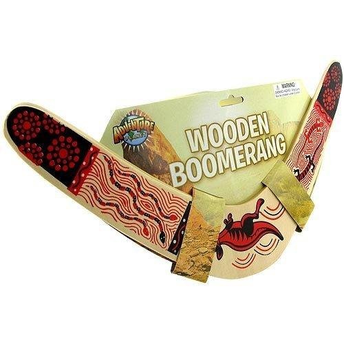 Wooden Boomerang Colors May Vary Wooden Boomerang Colors May Vary