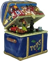 Mr. Christmas Holiday Porcelain Toy Chest Music Box Mr. Christmas Holiday Porcelain Toy Chest Music Box