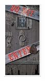 5' Haunted Halloween Door Cover