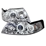 Ford Mustang 99-04 CCFL Projector Headlights - Chrome Ford Mustang 99-04 CCFL Projector Headlights - Chrome