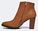 Zipper Designer Western Pointed Toe Wooden Heel cowboy Ankle Boot Moto Bootie