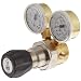 Parker 54013701-22999 Brass Single Stage General Purpose Internally Threadless Regulator without Gauge, 4 Ports, 0.06 Cv Flow Rate, 1/4" NPT Female Port Size, 1-30 psig