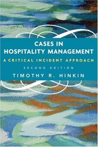 Textbook - Cases in Hospitality Management: A Critical Incident Approach