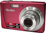 Rollei Compactline 102 Digitalkamera (10 Megapixel, 3-fach opt. Zoom, 6,9 cm (2,7 Zoll) Display) rot - 