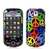 Peace Sign Design Crystal Hard Skin Case Cover for Samsung Intercept M910 P ....