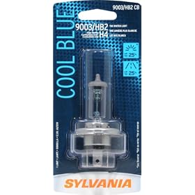 Sylvania 9003CB Cool Blue 60-Watt High Performance Halogen Headlight