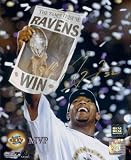 Ray Lewis Autographed/Hand Signed Baltimore Ravens Super Bowl 35 MVP 8x10 Photo