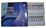 Memory Professional Artists Watercolour Paint Set, 24 Colours in 12ml Alumenium Tubes, Retail Packed