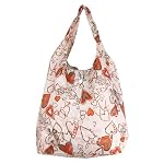 Trendy Sturdy Shopping Tote Bag Trace Hearts Pattern