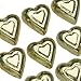 Madelaine Chocolate Company Solid Premium Milk Chocolate Mini Hearts - American-Made, Swiss-Formulated - Individually Wrapped in Gold Foil, 8oz
