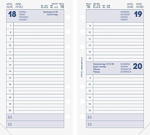 TEXTIMO Easel/Ring Binder Calendar With A Day 2015  2016  Inches (9.3  X 17.2  Cm/352  Pages ) For Filius Timing 2/Timepl Aner Action Calendar Systems