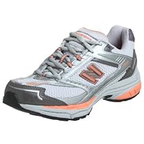 New Balance Women's WR768 Running Shoe,Silver/Peach,9 B