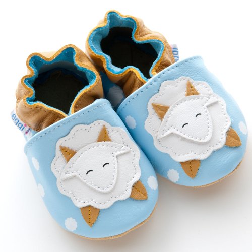 Eggi Soft Sole Sheepards Boys Crib Shoes