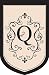 Regal Monogram Estate Flag - Q